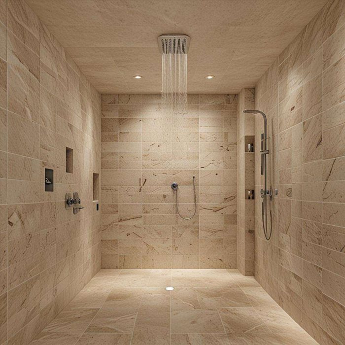 Revêtements de sol pour douche italienne