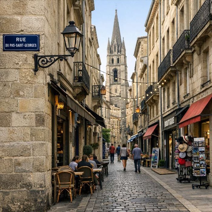 Rue du Pas-Saint-Georges à Bordeaux : histoire et bons plans