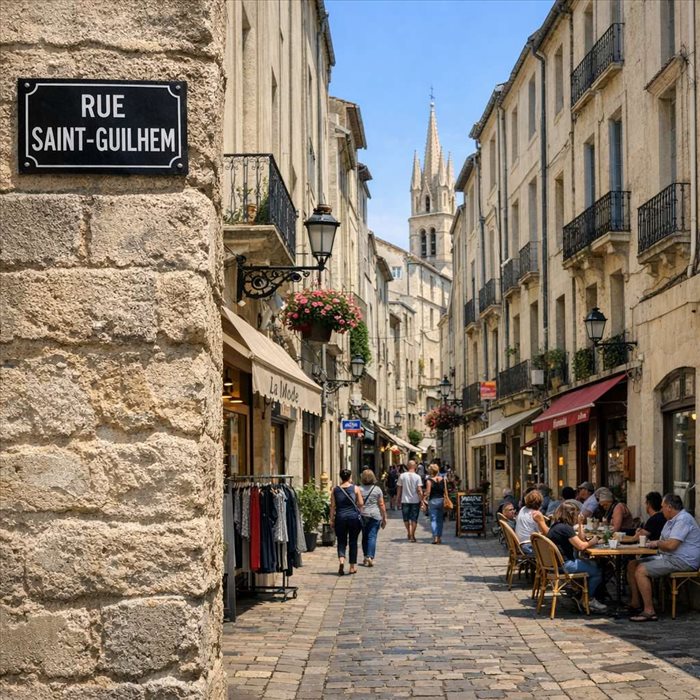 Rue Saint-Guilhem à Montpellier : histoire et cadre de vie