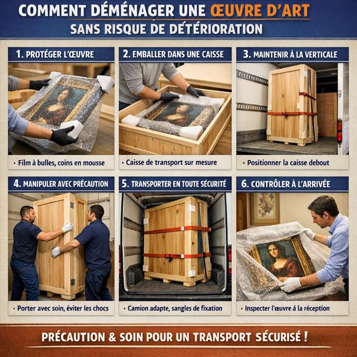 Comment déménager une œuvre d’art sans risque de détérioration ? 