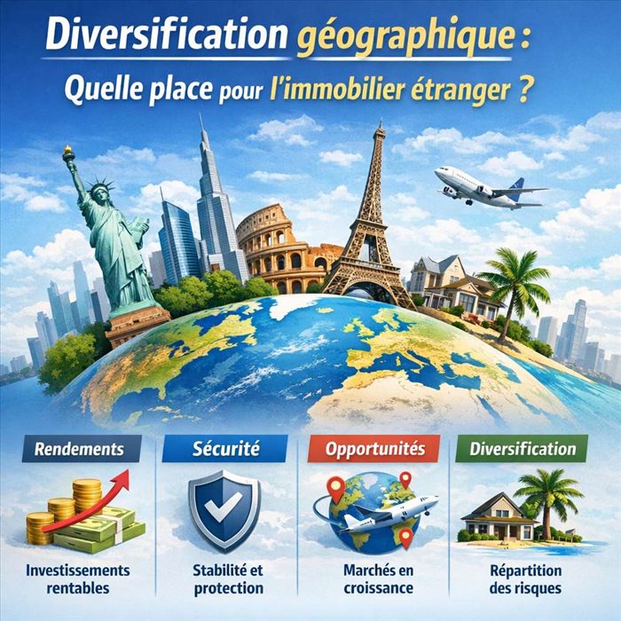 Diversification géographique : quelle place pour l'immobilier étranger ?