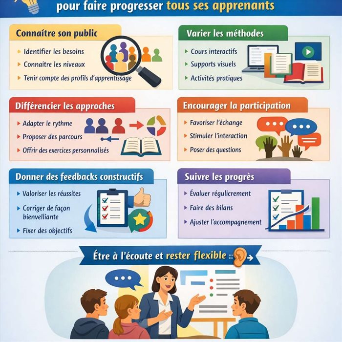 Comment adapter sa communication pédagogique pour faire progresser tous ses apprenants ?