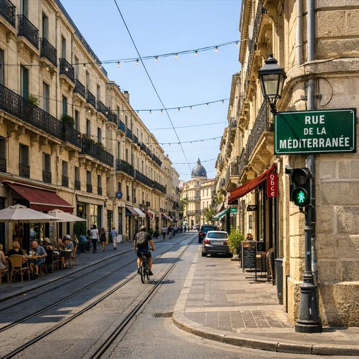 Rue de la Méditerranée à Montpellier : guide complet