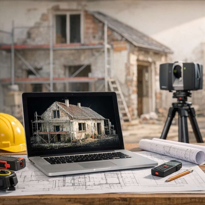 Relevé 3D de bâtiment : avantages pour votre rénovation