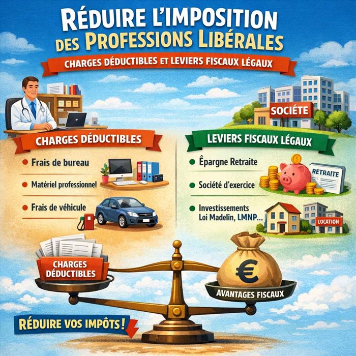 Réduire l’imposition des professions libérales légalement | Guide